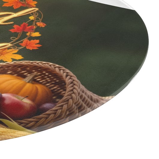 Blessed & Grateful - Inspirational Schneidebrett (Ecke)