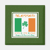 BLESSED Happy St Patrick's Day Magnet (Vorne)