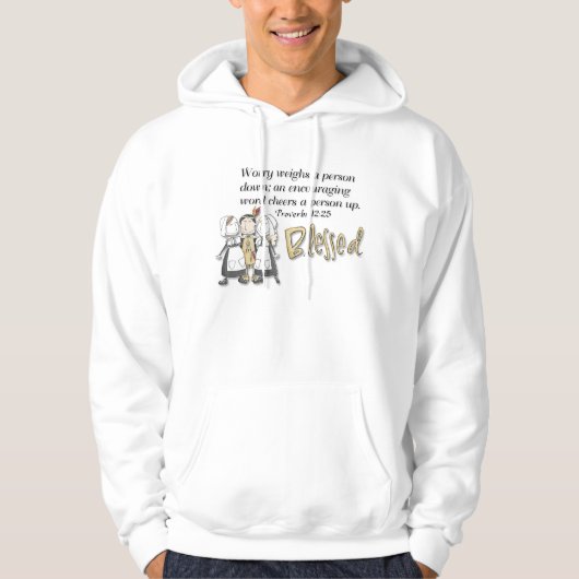 BLESSED HOODIE (Vorderseite)