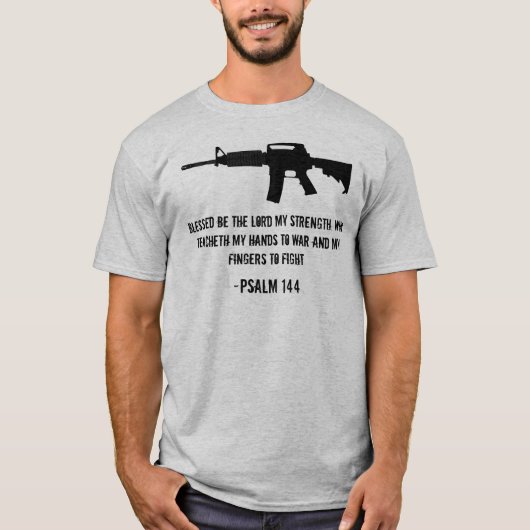 Blessed ist der Lord meine Stärke… T-Shirt (Vorderseite)