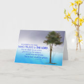 Blessed ist die Mann-Schrifts-Karte Karte (Gelbe Blume)