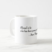 Blessed ist er, der jung gewesen ist kaffeetasse (Vorderseite Links)