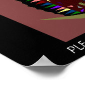 BLESSED JUNGFRAU VON GUADALUPE BITTE PRAY... POSTER (Ecke)