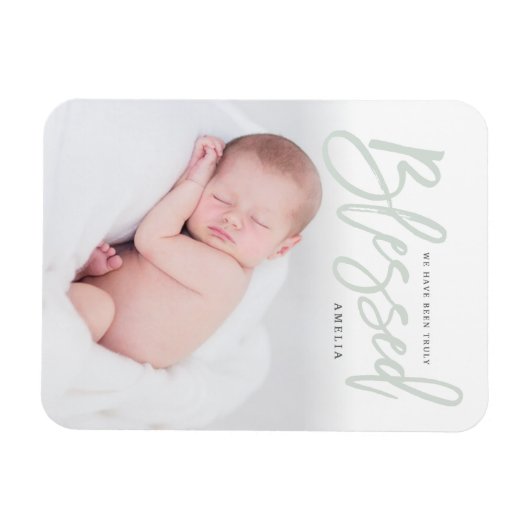 BLESSED-LEAF MAGNET (Horizontal)