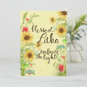 Blessed Litha Karte (Stehend Vorderseite)