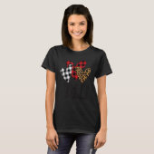 Blessed lolli leopard Buffalo Plaid lolli T-Shirt (Vorne ganz)
