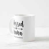 Blessed Mama Cute Mom Kaffeetasse (Vorderseite Links)