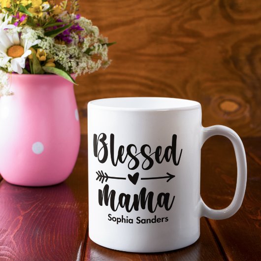 Blessed Mama Cute Mom Kaffeetasse