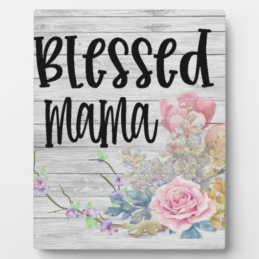 Blessed Mama Fotoplatte (Vorderseite)