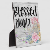 Blessed Mama Fotoplatte (Seite)