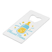 Blessed Mama Geldbeutel Flaschenöffner (Vorderseite Schrägansicht)