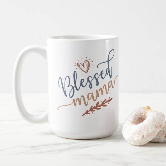 Blessed Mama Kaffeetasse (Mit Donut)