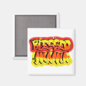 Blessed Mama Magnet (Vorderseite/Rückseite)