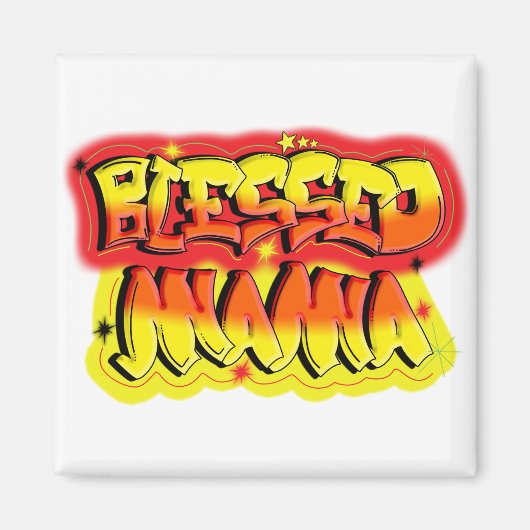 Blessed Mama Magnet (Vorne)