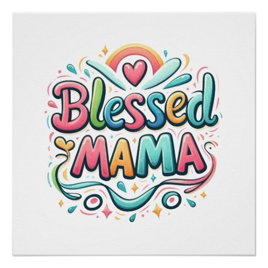 Blessed Mama Poster (Vorderseite)