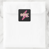 Blessed Mama Quadratischer Aufkleber (Tasche)