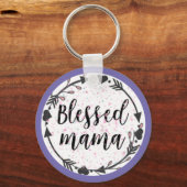 Blessed Mama Schlüsselanhänger (Rückseite)