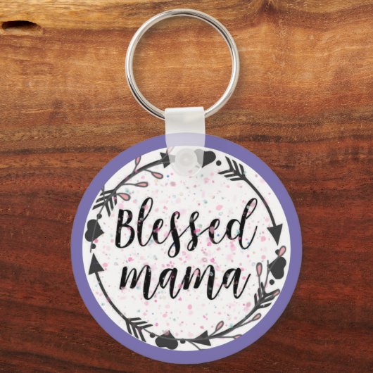 Blessed Mama Schlüsselanhänger (Vorderseite)