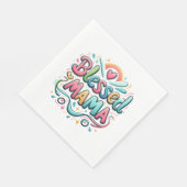 Blessed Mama Serviette (Ecke)