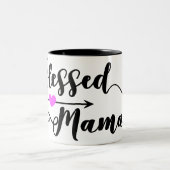 Blessed Mama Zweifarbige Tasse (Mittel)