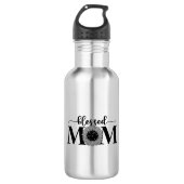 Blessed Mom Edelstahlflasche (Vorderseite)