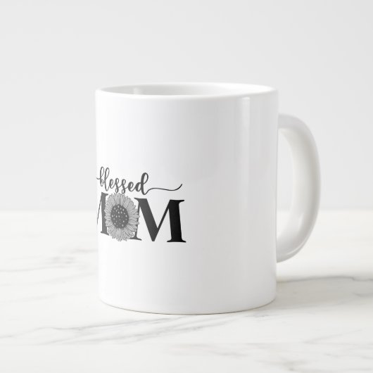 Blessed Mom Jumbo-Tasse (Vorderseite Rechts)