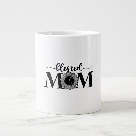Blessed Mom Jumbo-Tasse (Vorderseite)