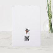 Blessed Mother In Stained Glass Sympathy Karte (Rückseite)