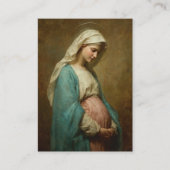 Blessed Mother Prayer Card for Expectant Mothers Begleitkarte (Vorderseite)