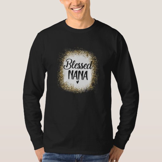 Blessed Nana Leopard Best Mom Ever Mother's Day T-Shirt (Vorderseite)