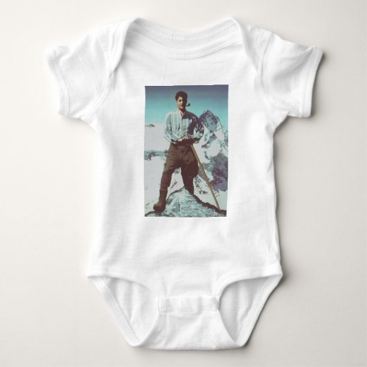 Blessed Pier Giorgio Frassati Baby Strampler (Vorderseite)
