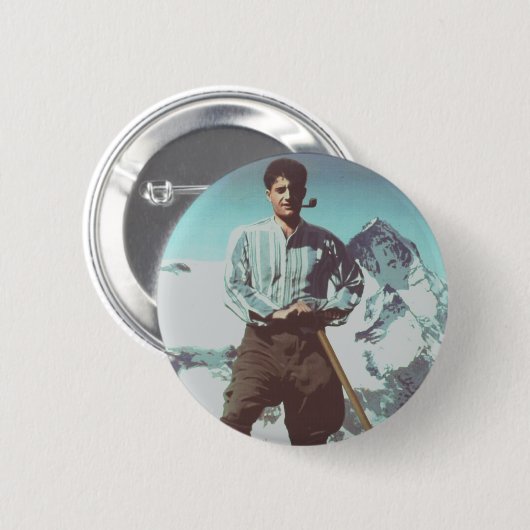 Blessed Pier Giorgio Frassati Button (Vorne & Hinten)