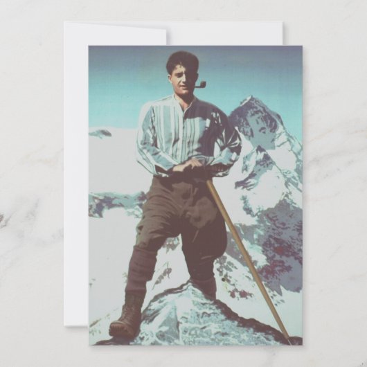 Blessed Pier Giorgio Frassati Feiertagskarte (Vorderseite)