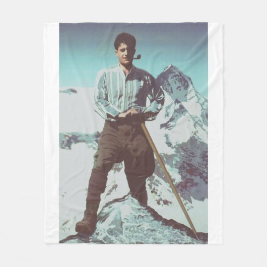 Blessed Pier Giorgio Frassati Fleecedecke (Vorderseite)