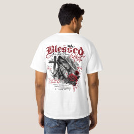Blessed Pray For Me Christian Faith Graphic T-Shirt