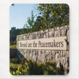 Blessed R the Peacemakers MousePad