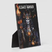 Blessed Samhain Night Pagan Hecate Goddess Fotoplatte (Seite)