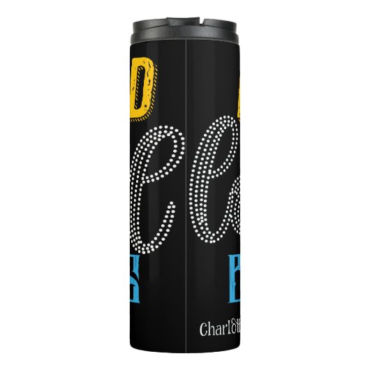 Blessed Saved Loved By Jesus Thermosbecher (Rückseite)