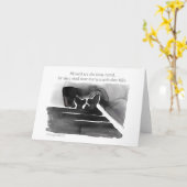 "Blessed sind der Foxy-Ohrige" CorgiBeatitude Karte (Gelbe Blume)