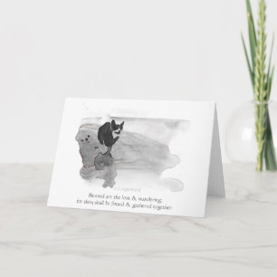 Blessed sind der verlorene u. wandernde" karte