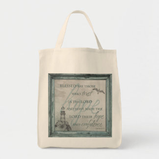 Blessed sind die, die auf den Lord Tote Bag Tragetasche