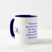 Blessed sind die Friedenshersteller…. Tasse (Vorderseite Links)