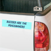 Blessed sind die Friedensstifter Autoaufkleber (Auf Lkw)