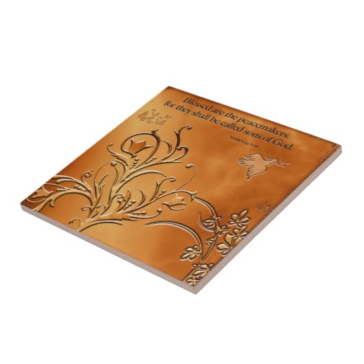Blessed sind die Friedensstifter Fliese (Seite)