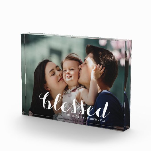 BLESSED-Skript Fotoblock (Rechts)