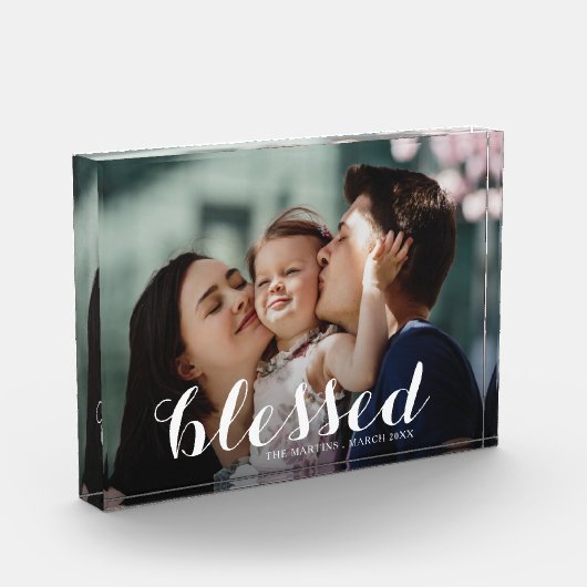 BLESSED-Skript Fotoblock (Links)
