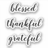 blessed stickers aufkleber (Vorderseite)