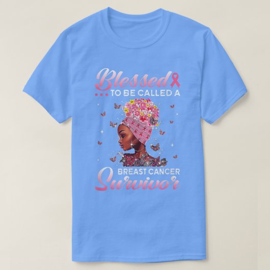 Blessed To Be Called A Breast Cancer Survivor T-sh T-Shirt (Design vorne)
