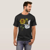 Blessed To Be Called Auntie Elephant Sunflower T-Shirt (Vorne ganz)