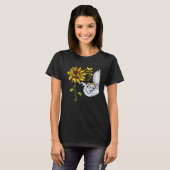 Blessed To Be Called Auntie  Elephant Sunflower T-Shirt (Vorne ganz)